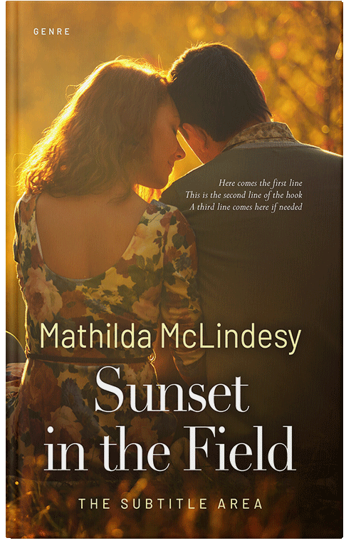 Front view of Deep Oak #3811 - Premade Romance Book Cover