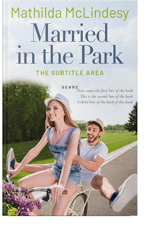 Front view of Bon Jour #3817 - Premade Romance Book Cover