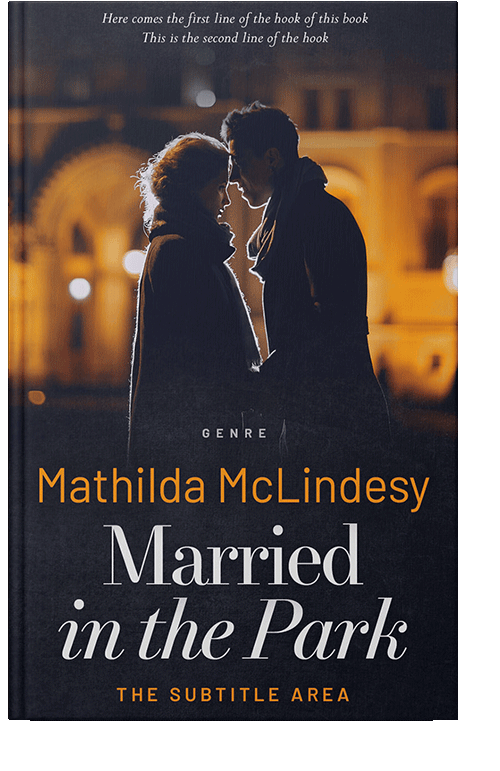 Front view of Tussock #3820 - Premade Romance Book Cover