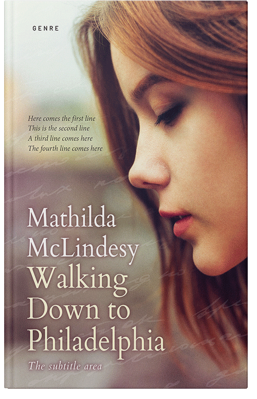 Front view of Premade Teen & Young Adult Book Cover - Sandal