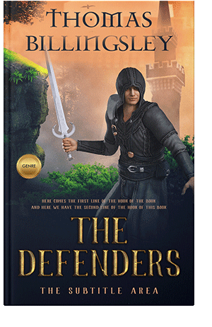 Pre Made Book Cover Harvest Gold