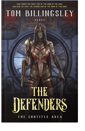 Pre Made Book Cover Thunder