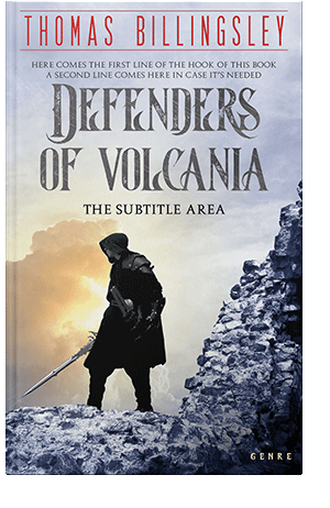 Pre Made Book Cover Quill Gray