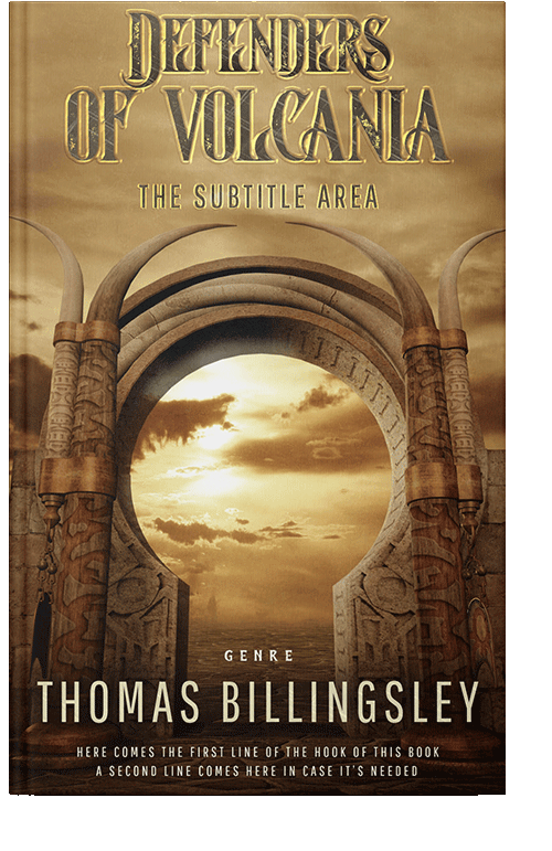 Front view of Driftwood #3841 - Premade Fantasy Book Cover