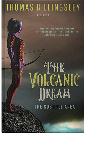 Pre Made Book Cover Taupe