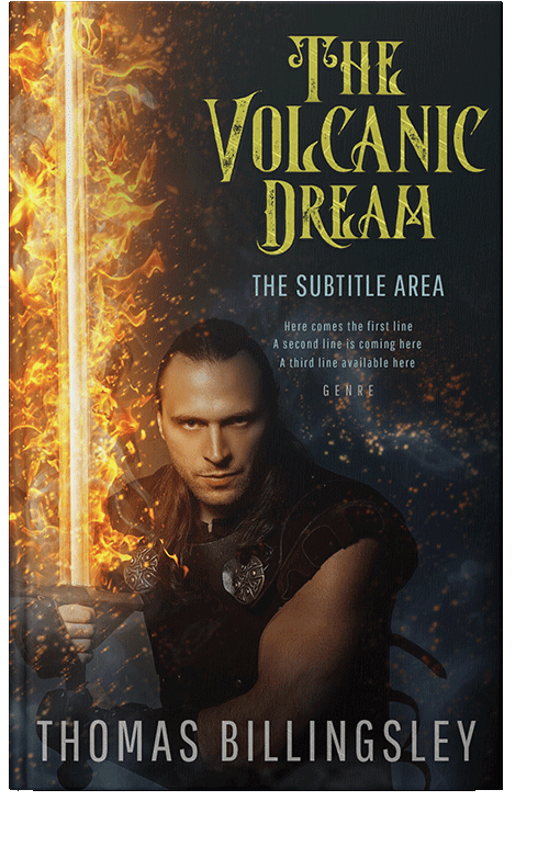 Front view of Tussock #3845 - Premade Historical Book Cover