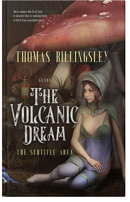 Front view of Premade Fantasy Book Cover - Eclipse