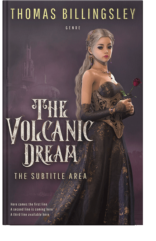 Front view of Thunder #3848 - Premade Fantasy Book Cover | BookCoverZone