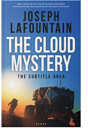 Pre Made Book Cover Azure