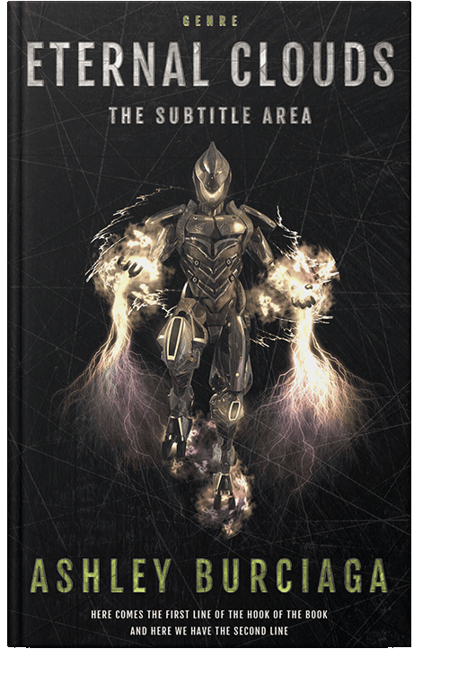 Front view of Woodsmoke #3876 - Premade Science Fiction Book Cover