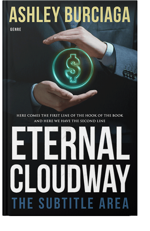 Front view of Swirl #3888 - Premade Business Book Cover