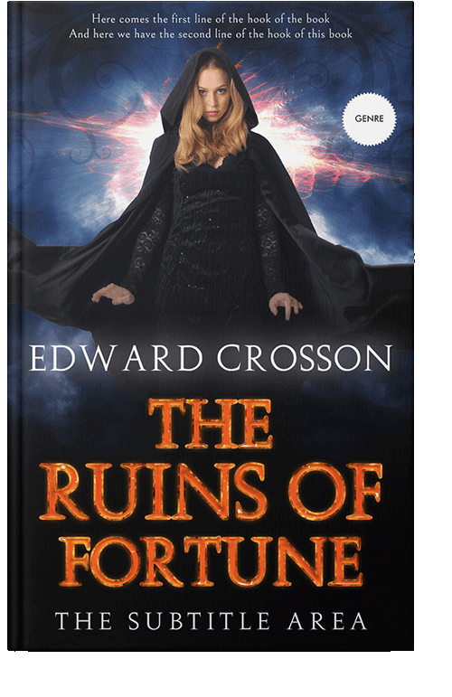 Front view of Vulcan #3899 - Premade Fantasy Book Cover