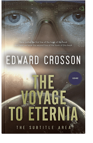 Pre Made Book Cover Taupe