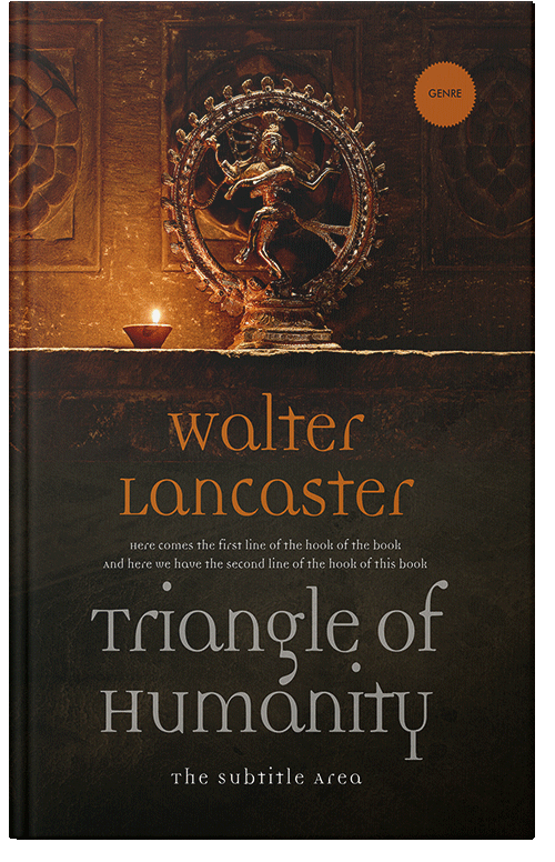 Front view of Premade Religion & Spirituality Book Cover - Eternity