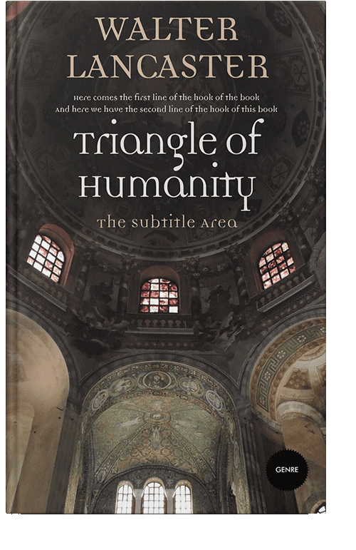 Front view of Cocoa Brown #3914 - Premade Religion & Spirituality Book Cover