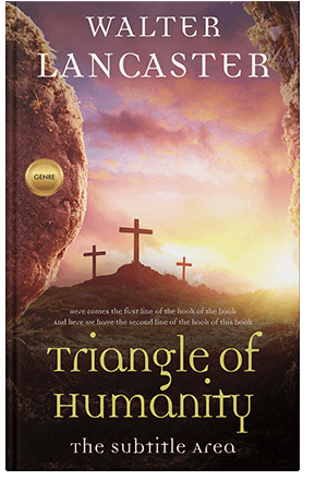 Pre Made Book Cover Desert Sand