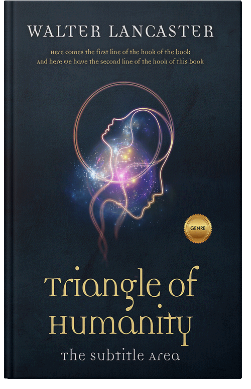 Front view of Premade Religion & Spirituality Book Cover - Firefly