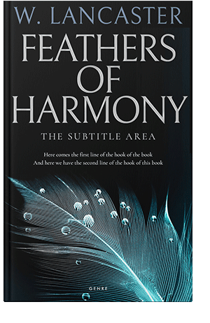 Pre Made Book Cover Black Bean