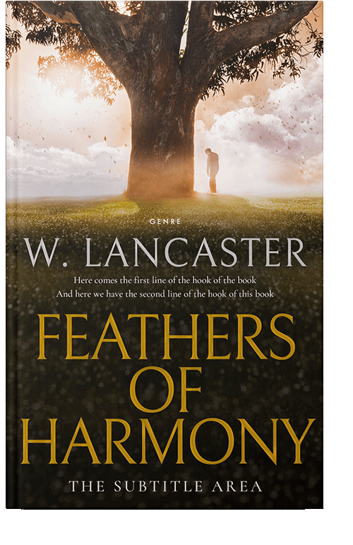 Front view of Karaka #3925 - Premade Fantasy Book Cover