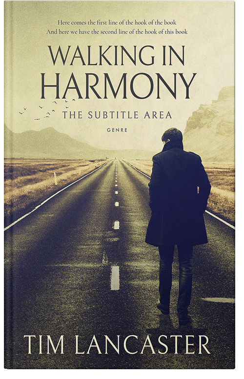 Front view of Premade Mystery & Thriller & Suspense Book Cover - Hampton