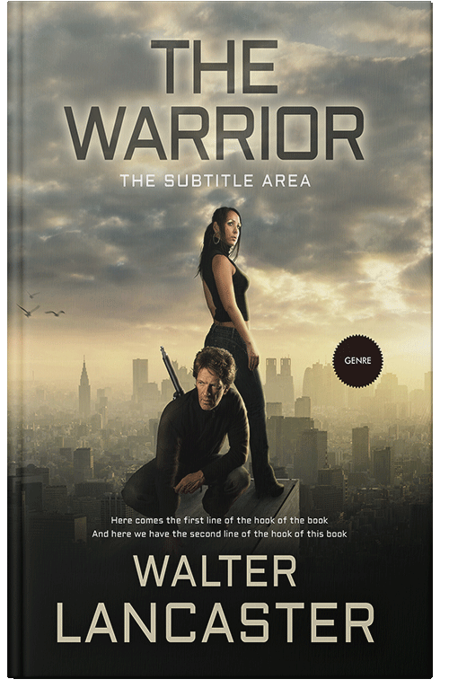 Front view of Armadillo #3934 - Premade Romance Book Cover