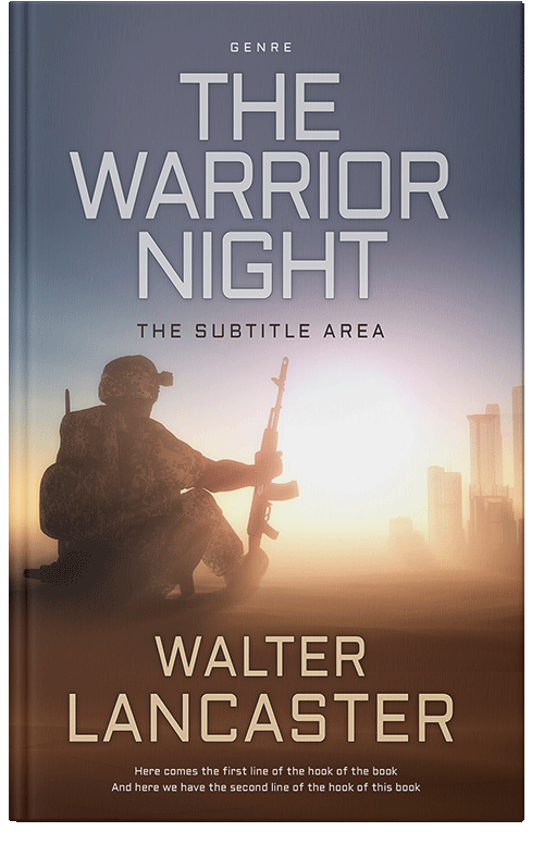 Front view of Premade Action & Adventure Book Cover - Don Juan