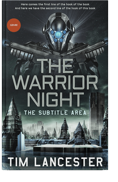 Front view of Pumice #3939 - Premade Science Fiction Book Cover