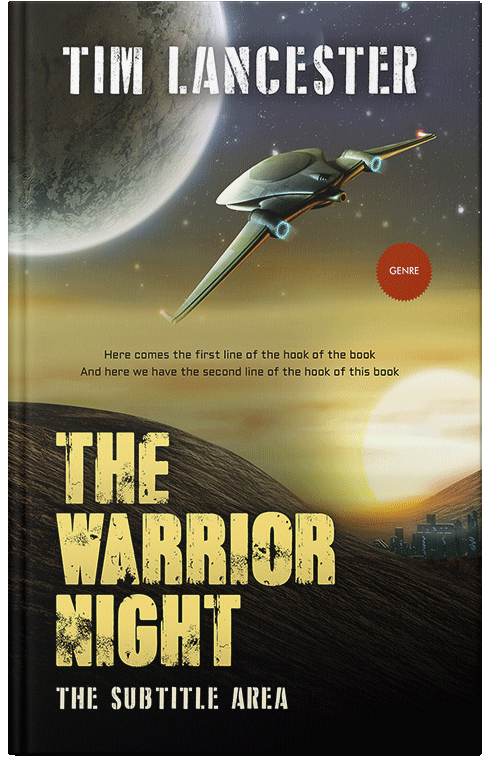 Front view of Premade Science Fiction Book Cover - Zombie