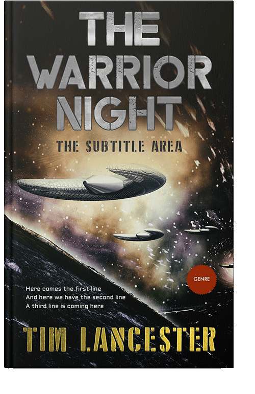 Front view of Zeus #3941 - Premade Science Fiction Book Cover