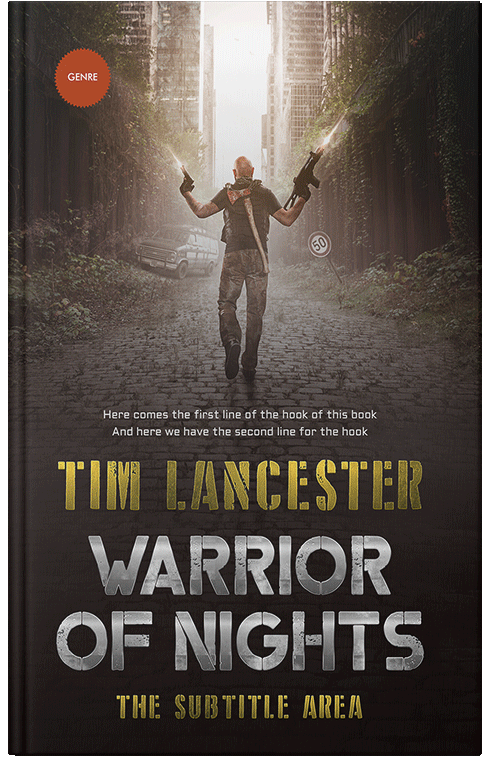 Front view of Cocoa Brown #3944 - Premade Apocalyptica Book Cover