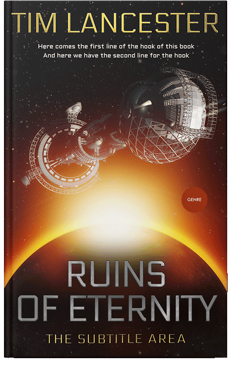 Front view of Whiskey #3962 - Premade Science Fiction Book Cover