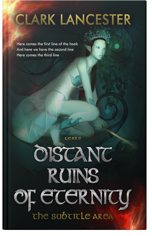 Front view of Aztec #3970 - Premade Fantasy Book Cover