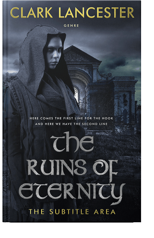 Front view of Mirage #3973 - Premade Horror Book Cover