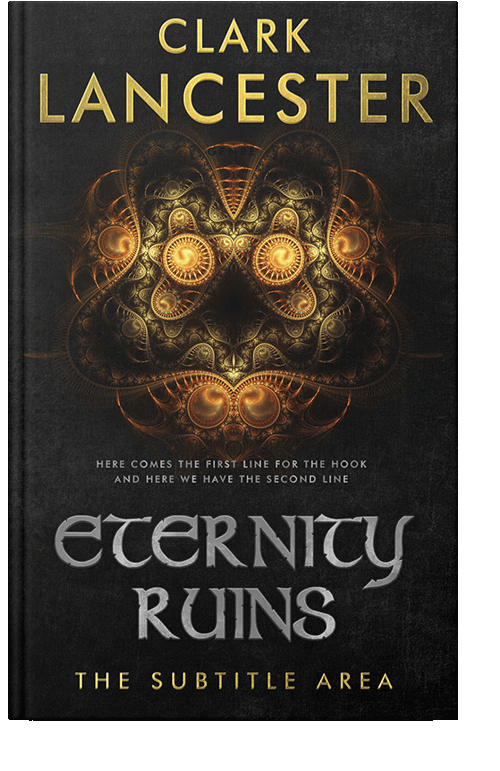 Front view of Zeus #3976 - Premade Fantasy Book Cover