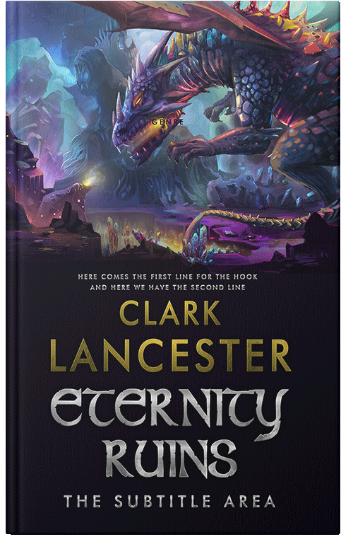 Front view of Premade Fantasy Book Cover - Mirage