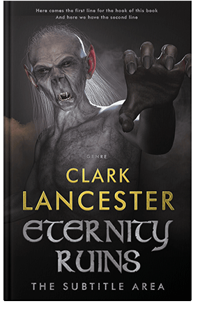 Pre Made Book Cover Cod Gray