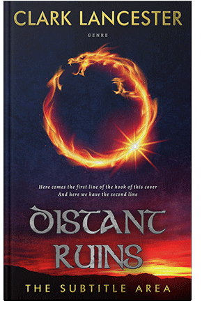 Pre Made Book Cover Raw Sienna