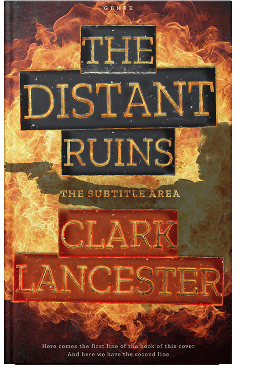 Front view of Cork #3991 - Premade Apocalyptica Book Cover