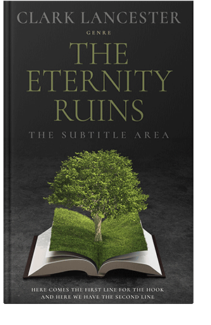 Pre Made Book Cover Log Cabin