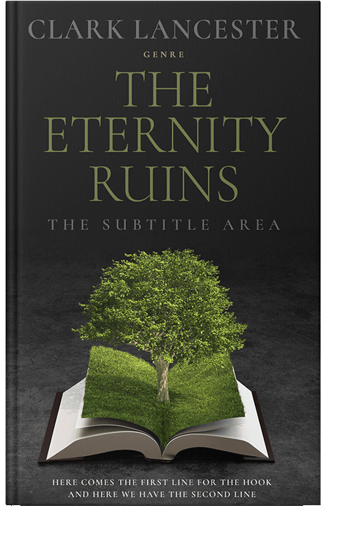 Front view of Log Cabin #3993 - Premade Education Book Cover