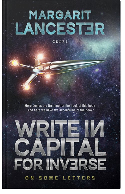 Front view of Premade Science Fiction Book Cover - Steel Gray