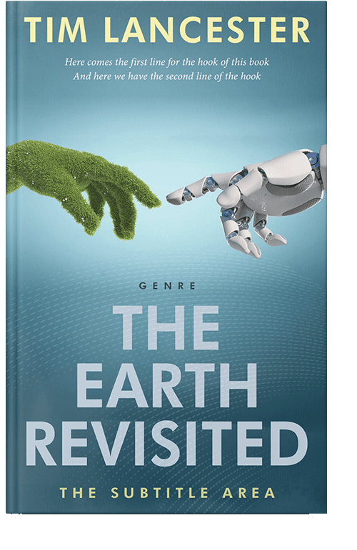 Front view of Smalt Blue #4011 - Premade Science & Nature Book Cover