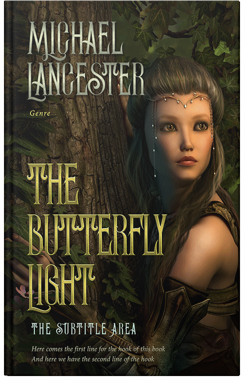 Front view of Premade Fantasy Book Cover - Eternity
