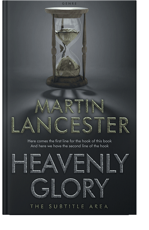 Front view of Outer Space #4036 - Premade Business Book Cover