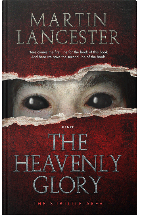 Front view of Coffee Bean #4041 - Premade Horror Book Cover