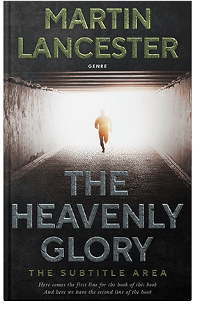 Pre Made Book Cover Swirl