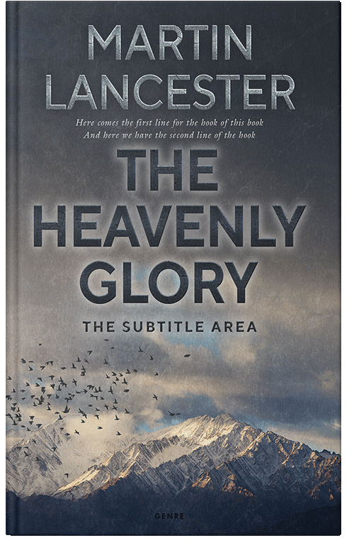 Front view of Bright Gray #4051 - Premade Mystery & Thriller & Suspense Book Cover