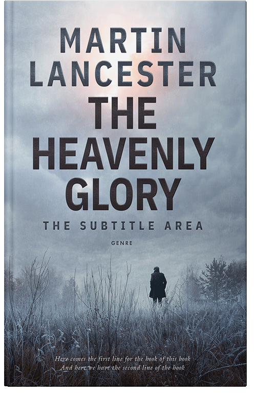 Front view of Premade Mystery & Thriller & Suspense Book Cover - Gull Gray