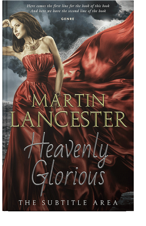 Front view of Gondola #4055 - Premade Chick Lit Book Cover