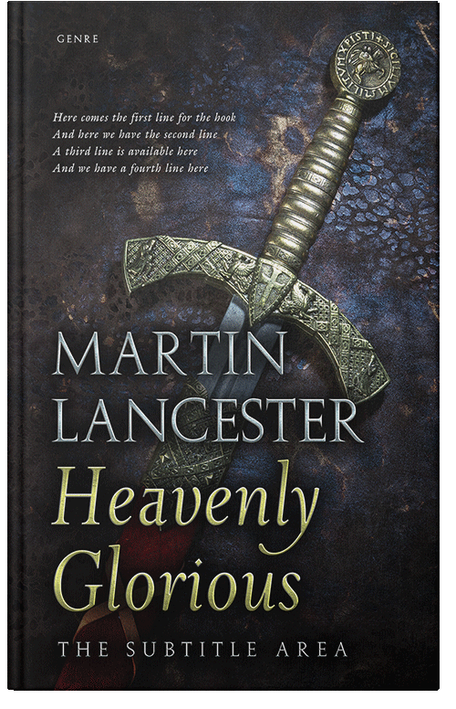 Front view of Premade Historical Book Cover - Thunder